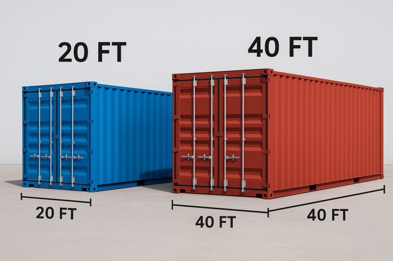 20ft vs 40ft Shipping Container: Which Size Should You Buy?