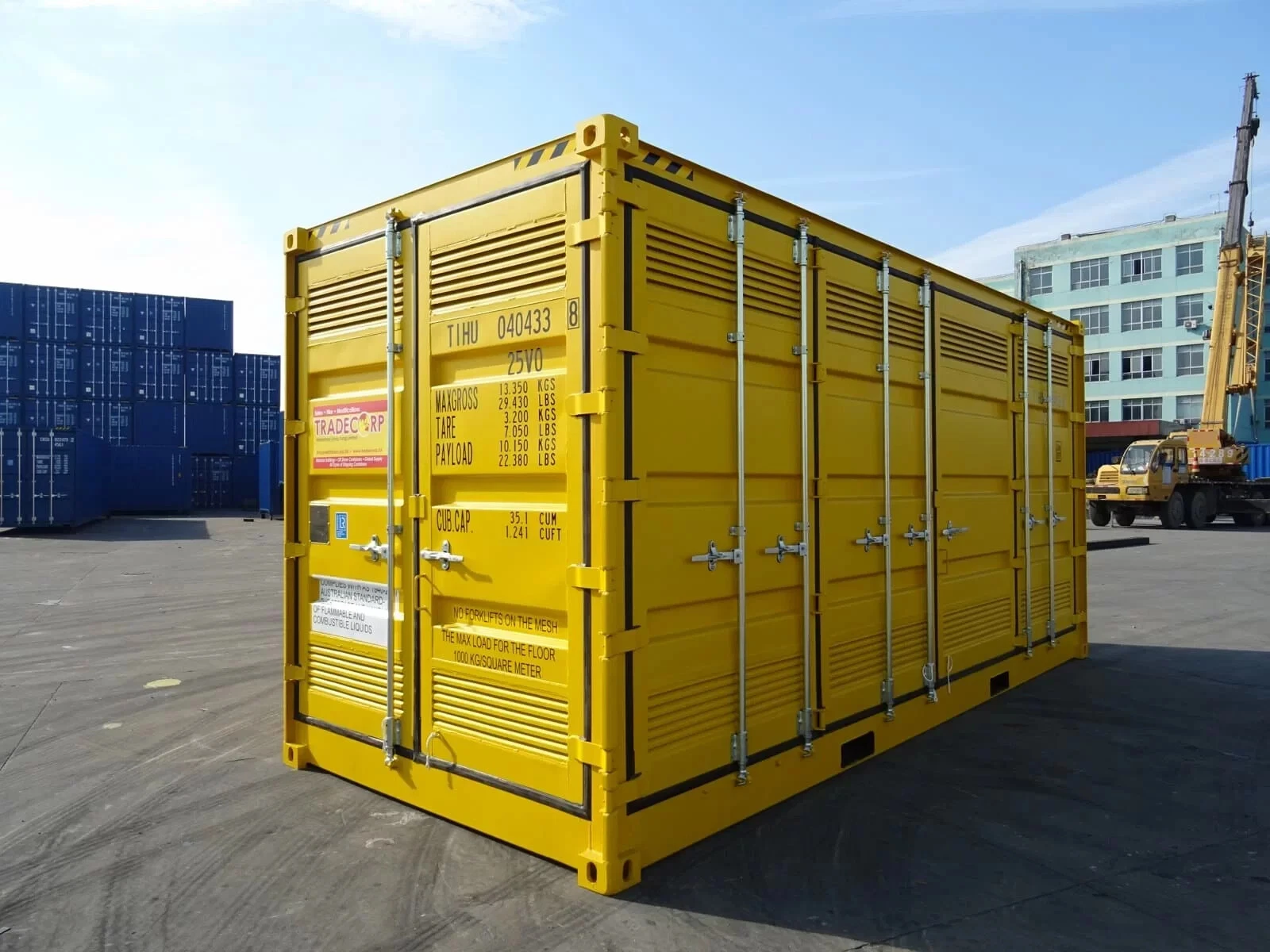 20ft dangerous goods shipping container — view 3