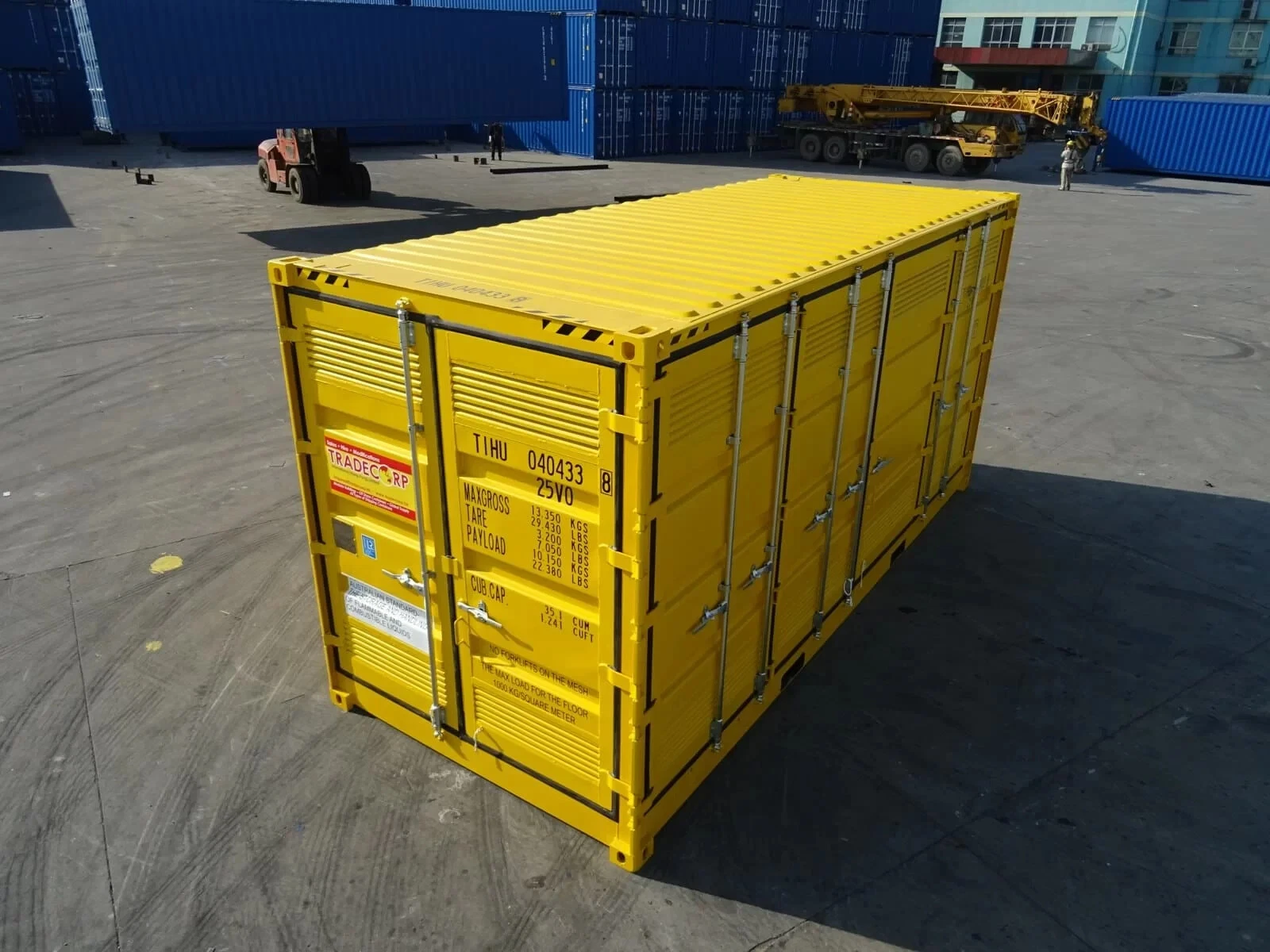 20ft dangerous goods shipping container — view 4