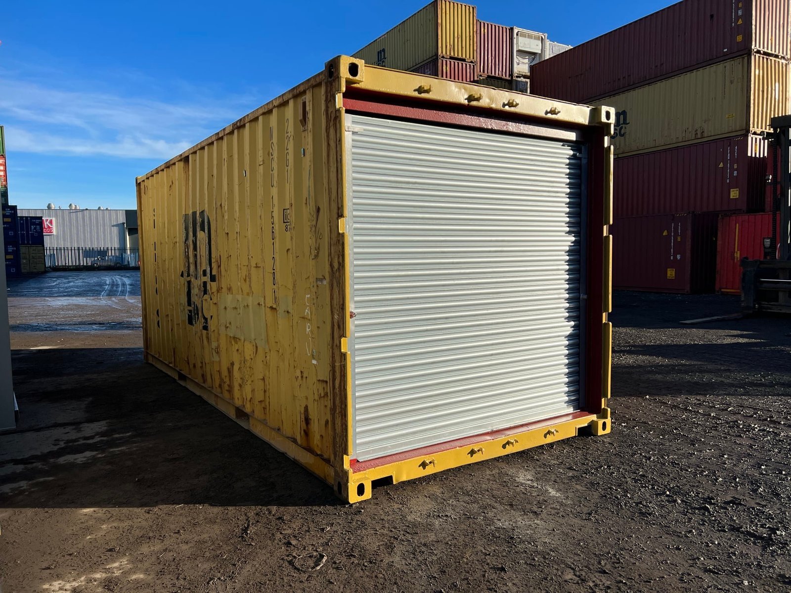 20ft Shipping Container with Roller Shutter Door For Sale — view 2