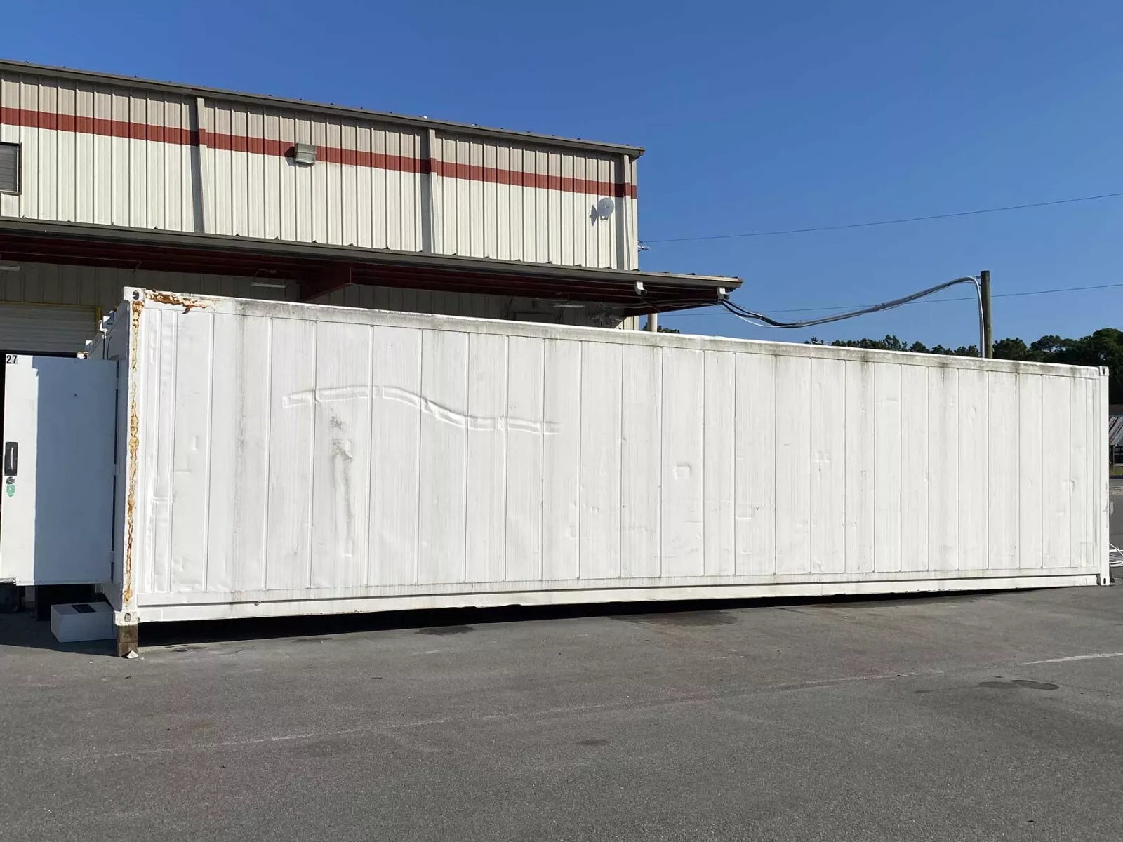 40 Foot High Cube Insulated Shipping Container with 5 Ton Bard HVAC — view 3