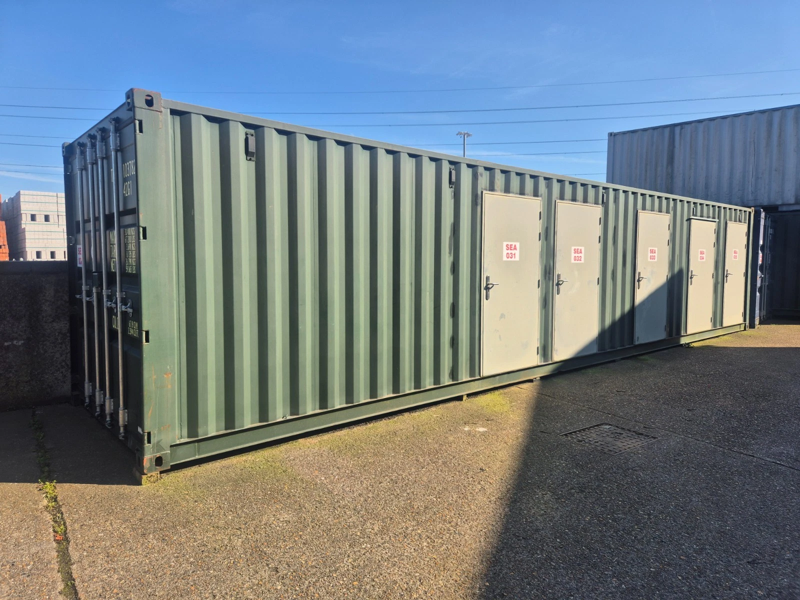 40′ one trip self storage container — view 2