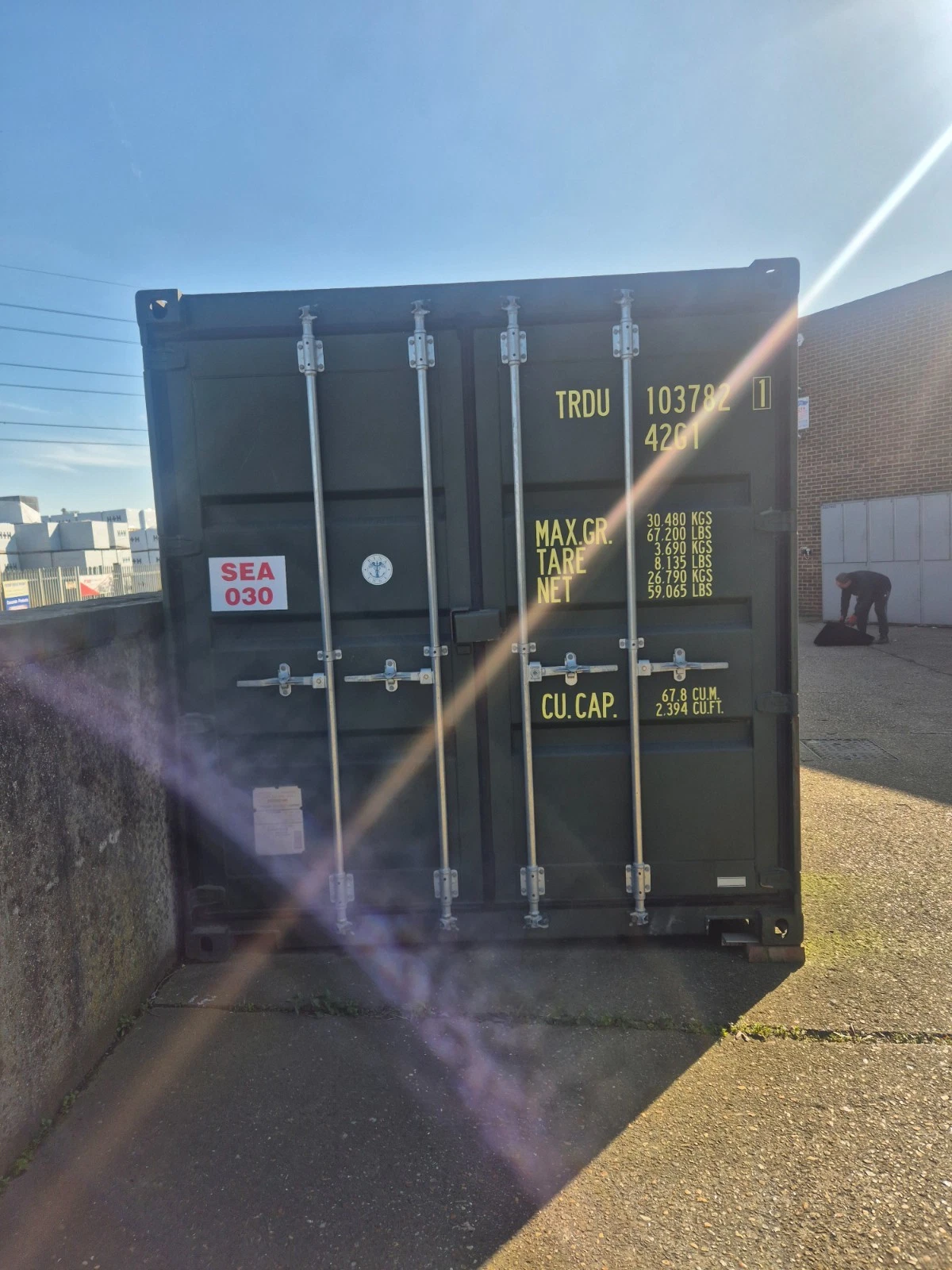 40′ one trip self storage container — view 3