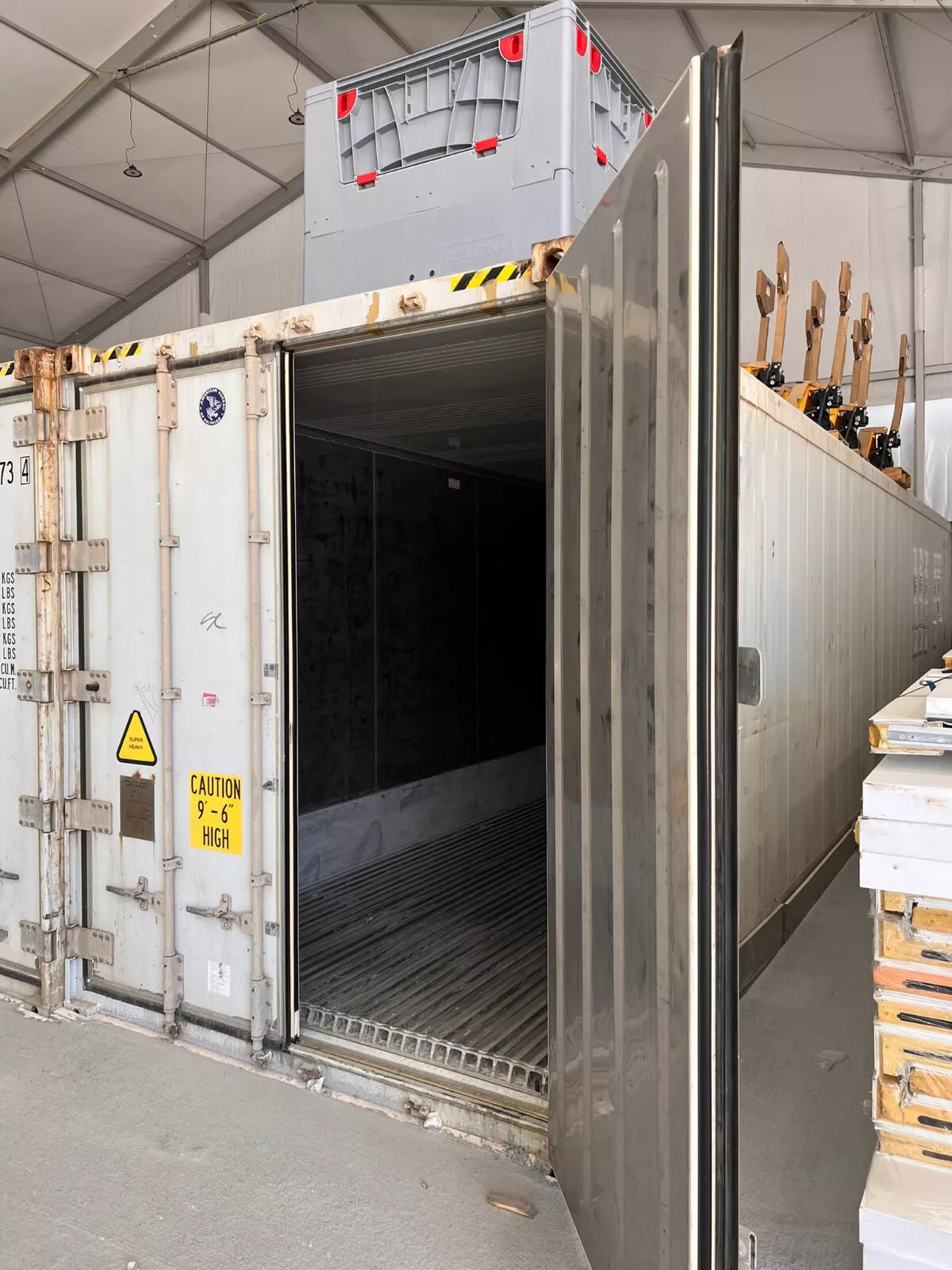 40Ft High Cube Refrigerated Storage Container Carrier Primeline YOM — view 2