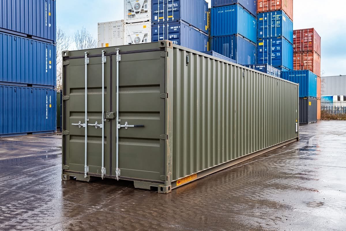 40ft Tunnel Container – Fully Shelved Mobile Workshop — view 2