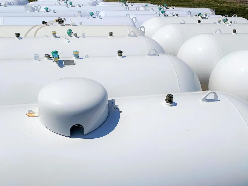 1,000 Gallon Above Ground Propane Tank - New ASME