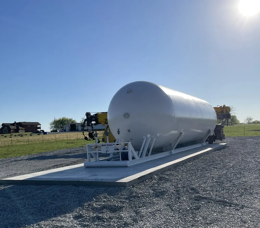 30,000 Gallon ASME Skid Tank