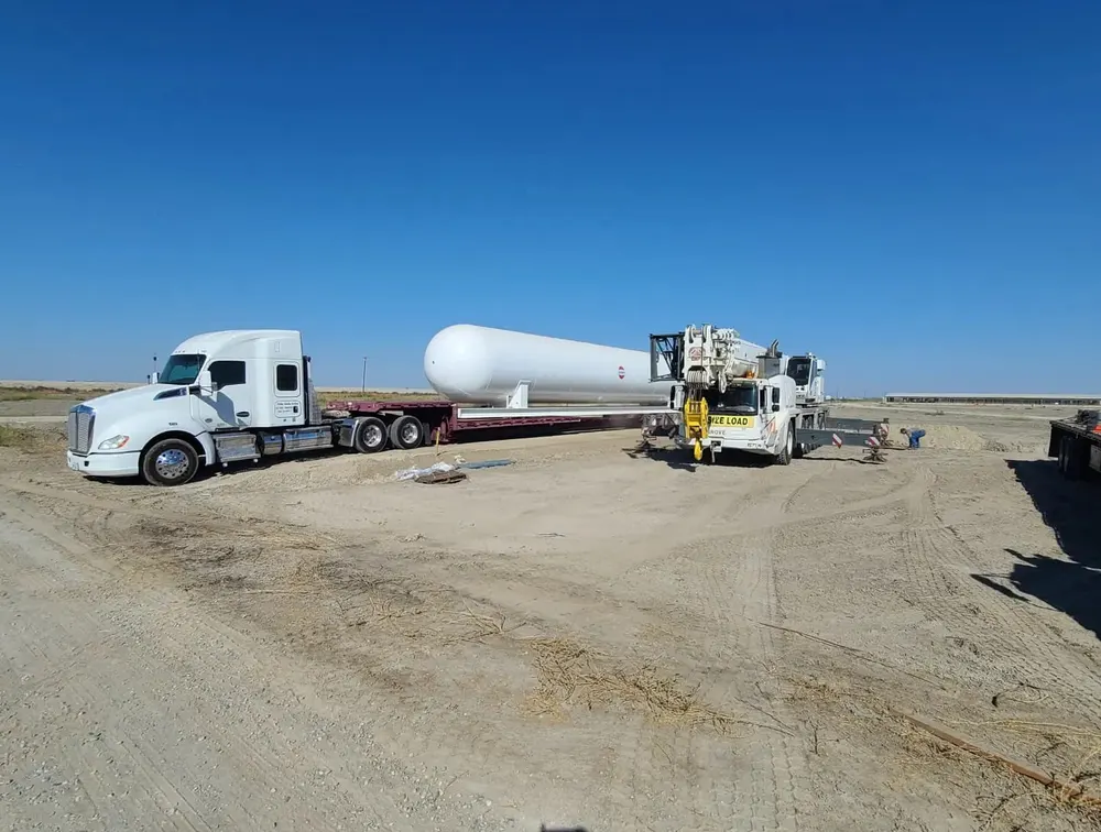 30,000 Gallon ASME Skid Tank